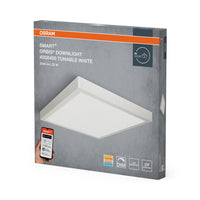 Lámpara de techo LED OSRAM Matter SMART+ ORBIS DOWNLIGHT 40x40cm Blanco modulable 22W / 3000-6500K