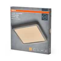 Lámpara de techo cuadrada OSRAM Orbis Quickfix 245x245 mm 20W Click-Dim Plata