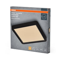 Lámpara de techo cuadrada OSRAM Orbis Quickfix 245x245 mm 20W Click-Dim Negra
