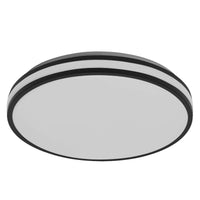Lámpara de techo OSRAM Orbis Caleb, 385 mm, 24 W, 3000 K, blanco cálido, negro