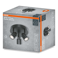 Foco LED OSRAM PRIMAL de 3 puntos, luz, 3xGU10, negro