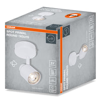 Foco LED OSRAM PRIMAL redondo de 1 punto, luz, 1xGU10, blanco