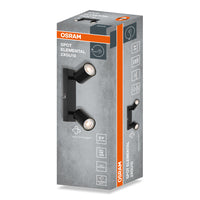 OSRAM 2-Punkt LED Spot ELEMENTAL Black, Leuchte, 2xGU10, Schwarz, 21 x 13,8 x 6,5 cm