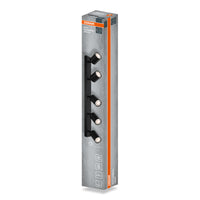 Foco LED OSRAM ELEMENTAL de 5 puntos, negro, luz, 5xGU10, negro, 60,5 x 13,8 x 6 cm