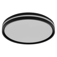 Lámpara de techo OSRAM Orbis Noemi, 36 W, 3000 K, blanco cálido, regulable con Click, negro