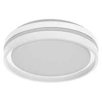 Lámpara de techo OSRAM Orbis Noemi, 285 mm, 16 W, 3000 K, blanco cálido, regulable con Click, blanco