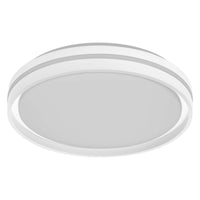 Lámpara de techo OSRAM Orbis Noemi, 390 mm, 24 W, 3000 K, blanco cálido, regulable con Click, blanco