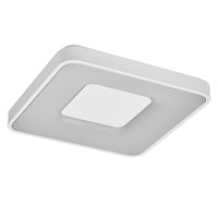 OSRAM Orbis Piana, 485 x 485 mm, 36 W, 3000 K, blanco cálido, regulable con Click, blanco