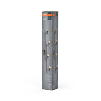 Foco de techo cilíndrico LED OSRAM 4xGU10 níquel cepillado