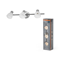 Lámpara de techo LED OSRAM Spot Vase 3xG9 níquel cepillado