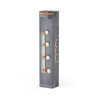 Lámpara de techo OSRAM LED Spot Brick 4xGU10 blanco y madera