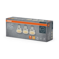 Foco empotrable LED OSRAM GU10 de 3 W, regulable, blanco, 52 mm de diámetro