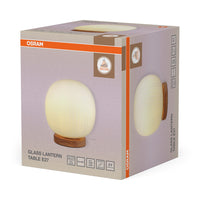 Lámpara de mesa OSRAM DECOR con farol de cristal E27