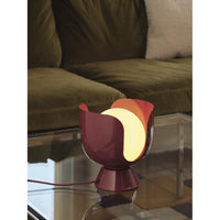 Lámpara de mesa OSRAM DECOR Corolle Chalice E14 Rojo