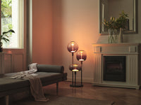 Lámpara de pie OSRAM DECOR Stick DIM 3xE27 Gris oscuro sin bombillas