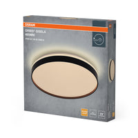 Lámpara de techo OSRAM Orbis Gisela, 485 mm, 36 W, 3000 K, blanco cálido, negro