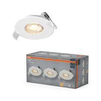Conjunto de focos empotrables OSRAM LED Spot Recess de 4,9 W y 36°, blanco, 68 mm de diámetro