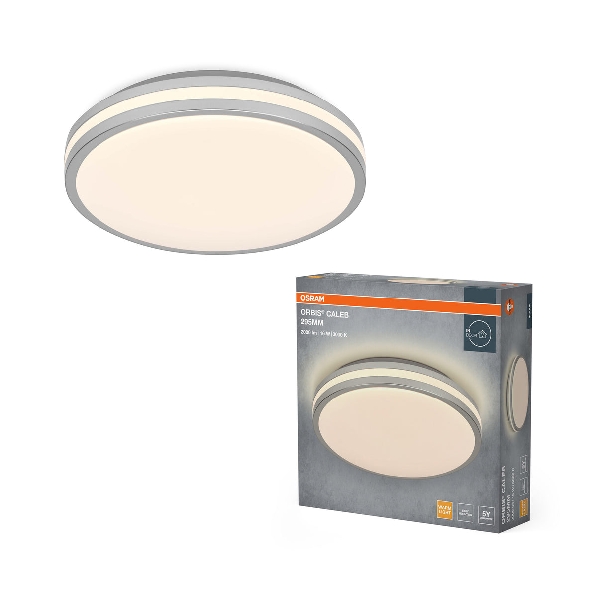 OSRAM Orbis Caleb 295 mm 16W 830 Silber