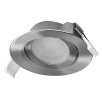 Conjunto de focos empotrables OSRAM LED Spot Recess DIM 4,9 W 120° Níquel satinado ⌀75 mm