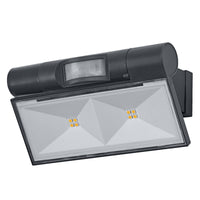 Lámpara de pared exterior recargable USB OSRAM ENDURA® Style 2,1 W con sensor ascendente-descendente IP44 gris oscuro