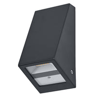 Lámpara de pared exterior recargable OSRAM ENDURA® Style USB, 1,5 W, 3000 K, sensor, IP44, gris oscuro
