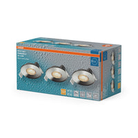 Foco empotrable para baño OSRAM LED Spot Recess DIM IP65 4,9 W 36° Cromo Ø68 mm