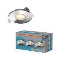 Foco empotrable para baño OSRAM LED Spot Recess DIM IP44 4,9 W 36° Cromo Ø68 mm