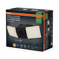 OSRAM ENDURA® Style USB Akku Außenwandleuchte 5W Flood Sensor IP54 Dark Grey