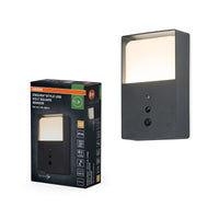 OSRAM ENDURA® Style USB Lámpara de pared exterior recargable 5 W Sensor IP54 Gris oscuro