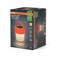 Lámpara de mesa solar OSRAM ENDURA® Style IP44 3000K naranja