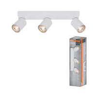 Foco LED de 3 puntos OSRAM ELEMENTAL Blanco, Luz, 3xGU10, Blanco, 37 x 13,8 x 6 cm