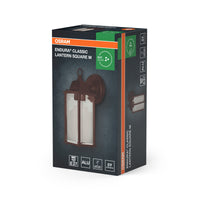OSRAM ENDURA® Classic Farol Square M Aplique de exterior E27 Óxido
