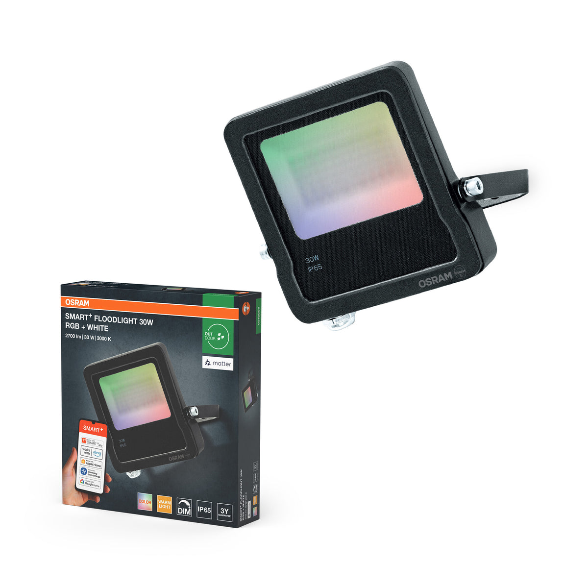 OSRAM SMART+ MATTER Floodlight 30W Multicolor