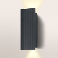 Lámpara de pared para exterior OSRAM ENDURA® Style Striped Box Up-Down 6 W 3000 K IP54 gris oscuro
