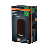 Lámpara de pared para exterior OSRAM ENDURA® Style Up-Down 12 W 3000 K color óxido