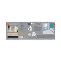 Foco empotrable LED OSRAM para baño GU10 IP65 4,5 W Cromo ⌀68 mm