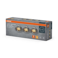 OSRAM LED Spot Recess Einbaustrahler Set Twistlock GU10 schwenkbar 2.6W Satin-Nickel ⌀75 mm