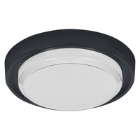 OSRAM Deckenleuchte Schwarz, 3000 K / 4000 K / 6500 K, Warmweiß, 2100 lm, 24 W, 22 cm ⌀
