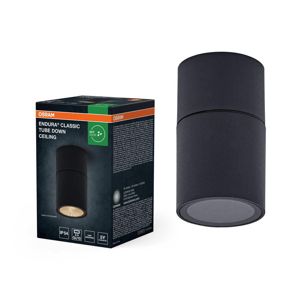 Aplique de pared para exterior OSRAM ENDURA® Classic Tube Down C GU10 IP54 Gris oscuro