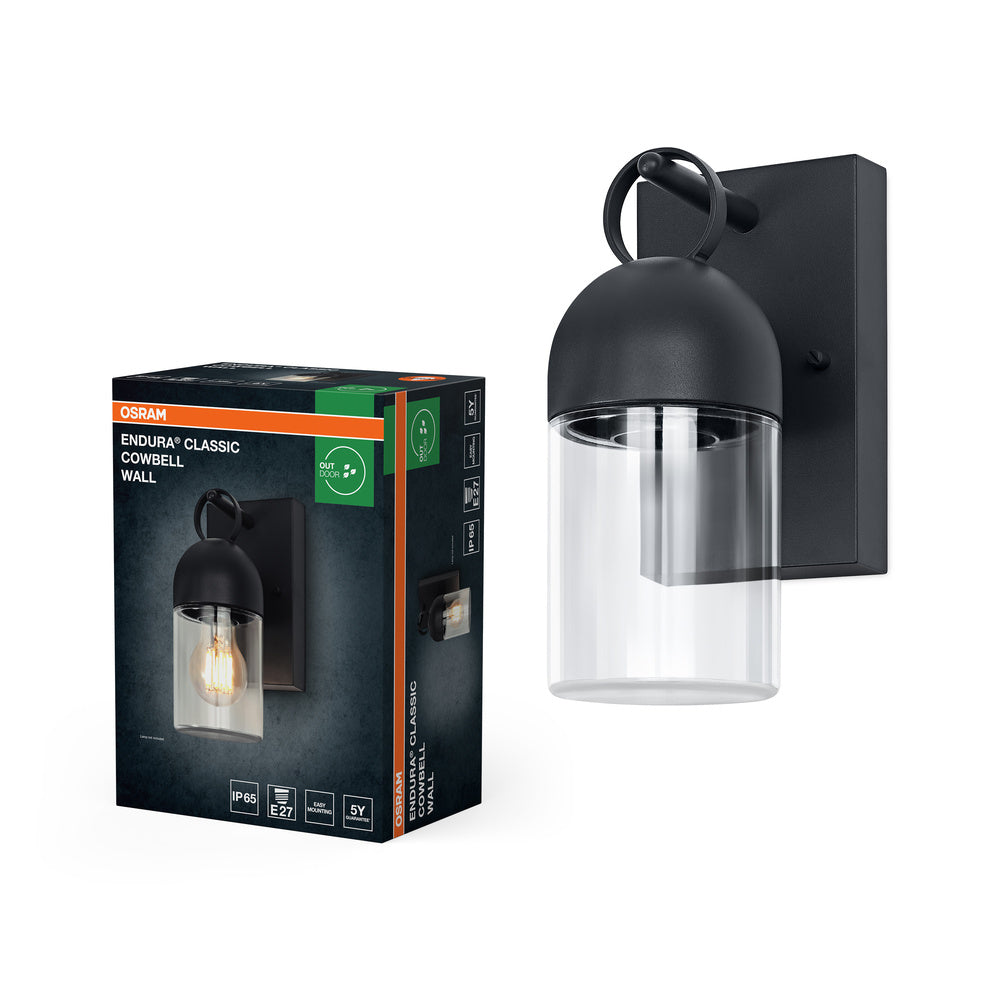 OSRAM ENDURA® Classic Cowbell Außenwandleuchte IP65 E27 Dunkelgrau