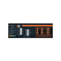 OSRAM ENDURA® Style Außenwandleuchte Striped Brick Up-Down 6W 3000K IP54 Dunkelgrau