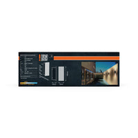 Lámpara de pared para exterior OSRAM ENDURA® Style Striped Box Up-Down 6 W 3000 K IP54 gris oscuro