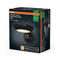 Aplique de pared exterior OSRAM ENDURA® Style, regulable, IP65, 12 W, gris oscuro