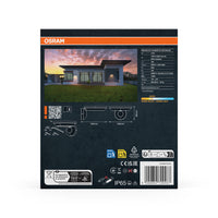 Aplique de pared exterior OSRAM ENDURA® Style, regulable, IP65, 12 W, gris oscuro