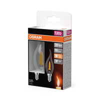OSRAM LED-Lampe, Flammeneffekt, E14, 1 W, 1800 K, 20 lm, 15.000 h
