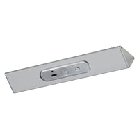 Lámpara empotrada OSRAM Linearled Mobile Triangle plateada, 20,5 cm x 2,57 cm, blanco frío, 4000 K, LED integrado, 50 lm