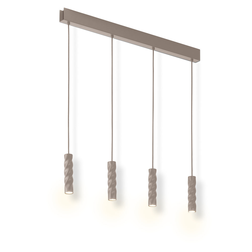 Lámpara colgante OSRAM DECOR Twirl Pendant, 4xGU10, PAR11, sin bombillas