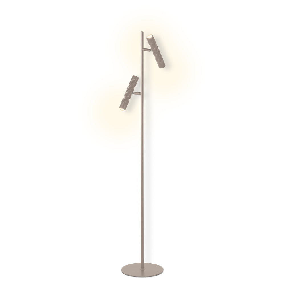 Lámpara de pie OSRAM DECOR Twirl Beige, 25 cm de diámetro, acero, 220-240 V, GU10, IP20