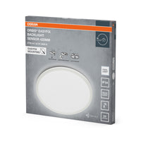 Lámpara de techo OSRAM ORBIS EASYFIX LED con retroiluminación, 42 cm, 22 W, regulable, con sensor, luz blanca fría, IP54, blanca