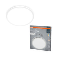 Lámpara de techo OSRAM ORBIS EASYFIX LED con retroiluminación, 42 cm, 22 W, 3Step Click, sensor CCT, IP54, blanca